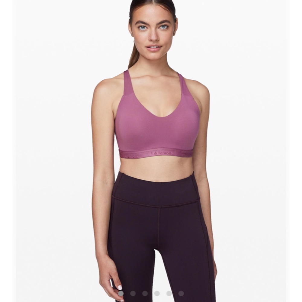 Lululemon Up For It Bra in Vintage Plum 32C